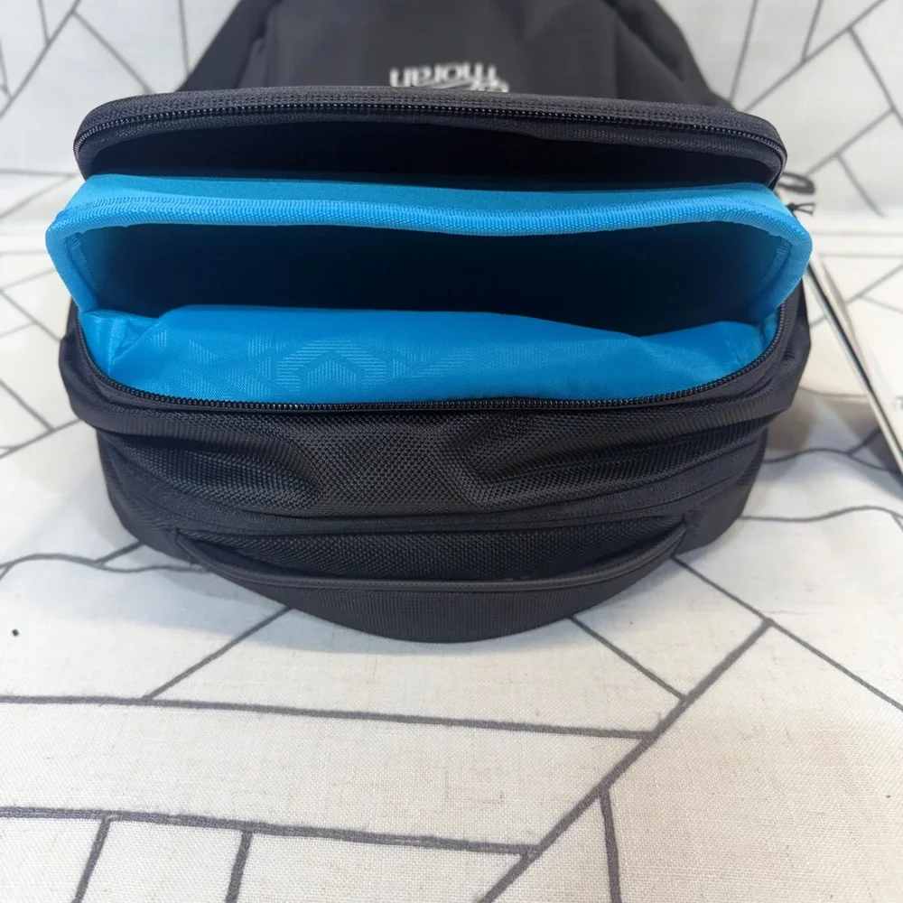 Thule‎ Accent Backpack 23L Black Laptop Tablet SafeZone Plante Moran Logo NEW